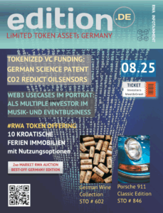 Anbieter-neutrales B2C Magazin zur Präsentation tokenisierter Wertobjekte, RWA und limitierte Serien aus Deutschland 2025